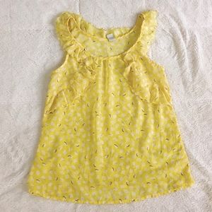 Sheer Old Navy top southern Belle ruffle tank top semi formal